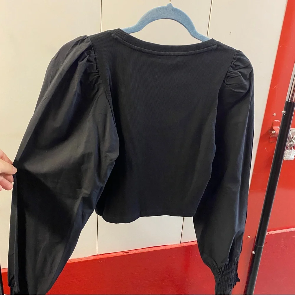 Zara cropped black